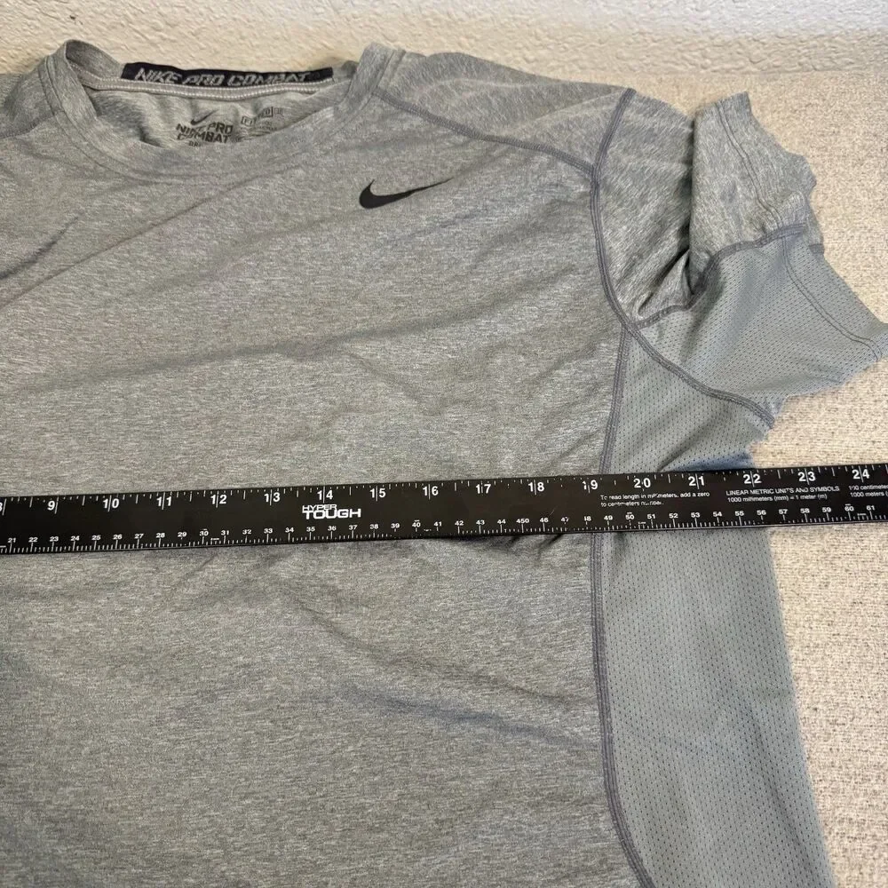 Nike Pro Combat Compression T-Shirt Short Sleeve Dri Fit Active Athletic Men XL